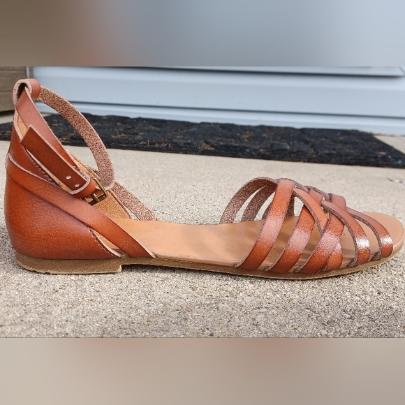 "Crown Vintage" Nayli sandals cognac/ bronze 9.5 - Picture 5 of 9